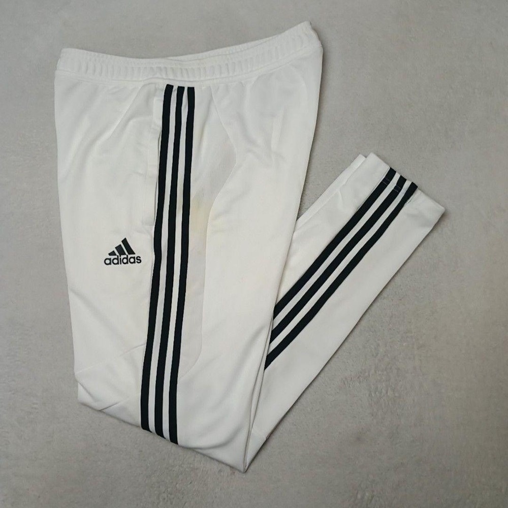 Adidas Track Pants Mens Medium White Tiro 19 Slim Soccer Training Gym DZ8767